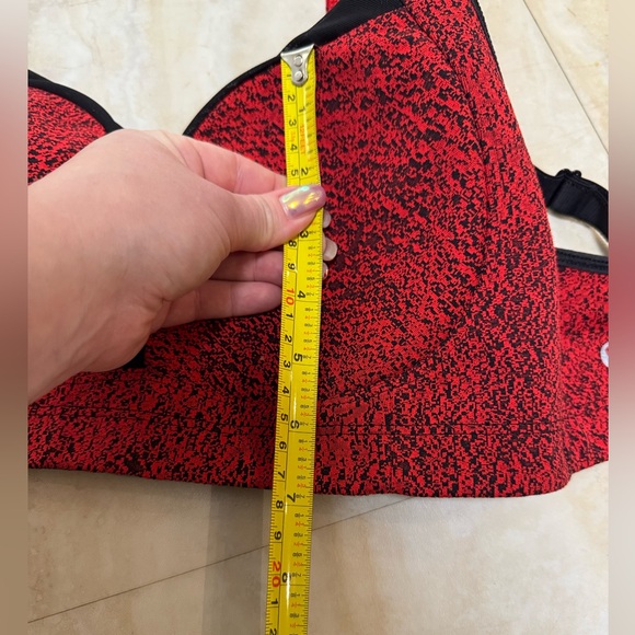 LULULEMON Ta Ta Tamer Power Luxtreme Spray Jacquard True Red Black (S) - Picture 9 of 10